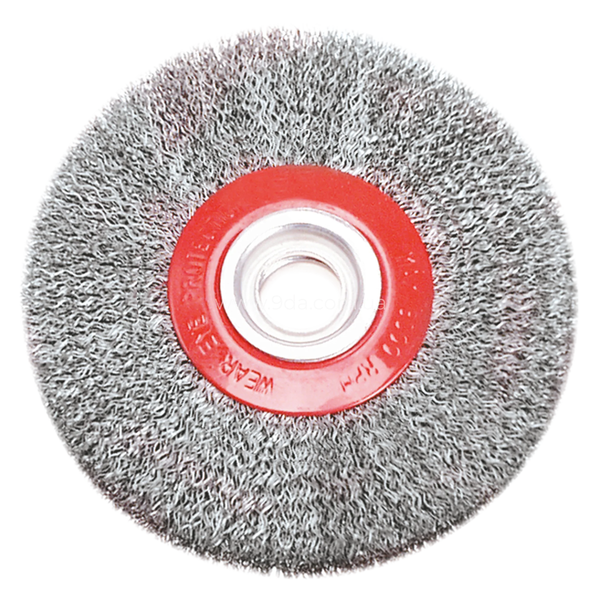Щітка дискова по металу 150мм, з рифленого сталевого дроту, 32мм, 62H211, Verto - 1