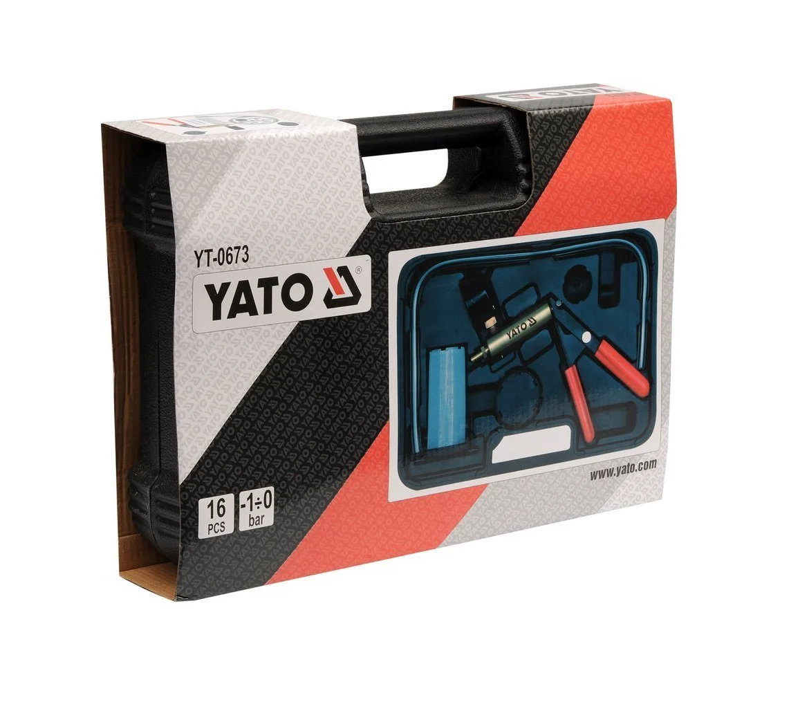Помпа ручна вакуумна, 16шт P=1-0 Bar Yato - 2