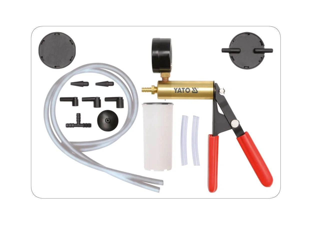 Помпа ручна вакуумна, 16шт P=1-0 Bar Yato - 3