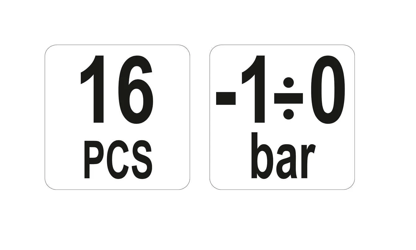 Помпа ручна вакуумна, 16шт P=1-0 Bar Yato - 4