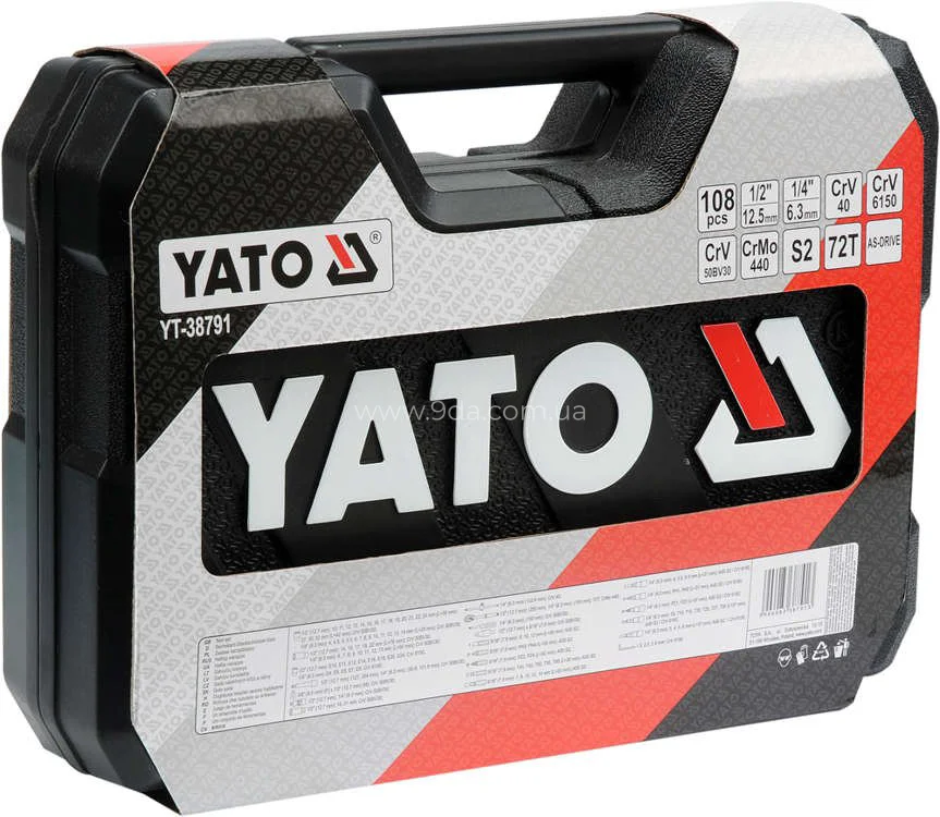 Набір інструменту 108 предметів (YT-38791), YATO - 4