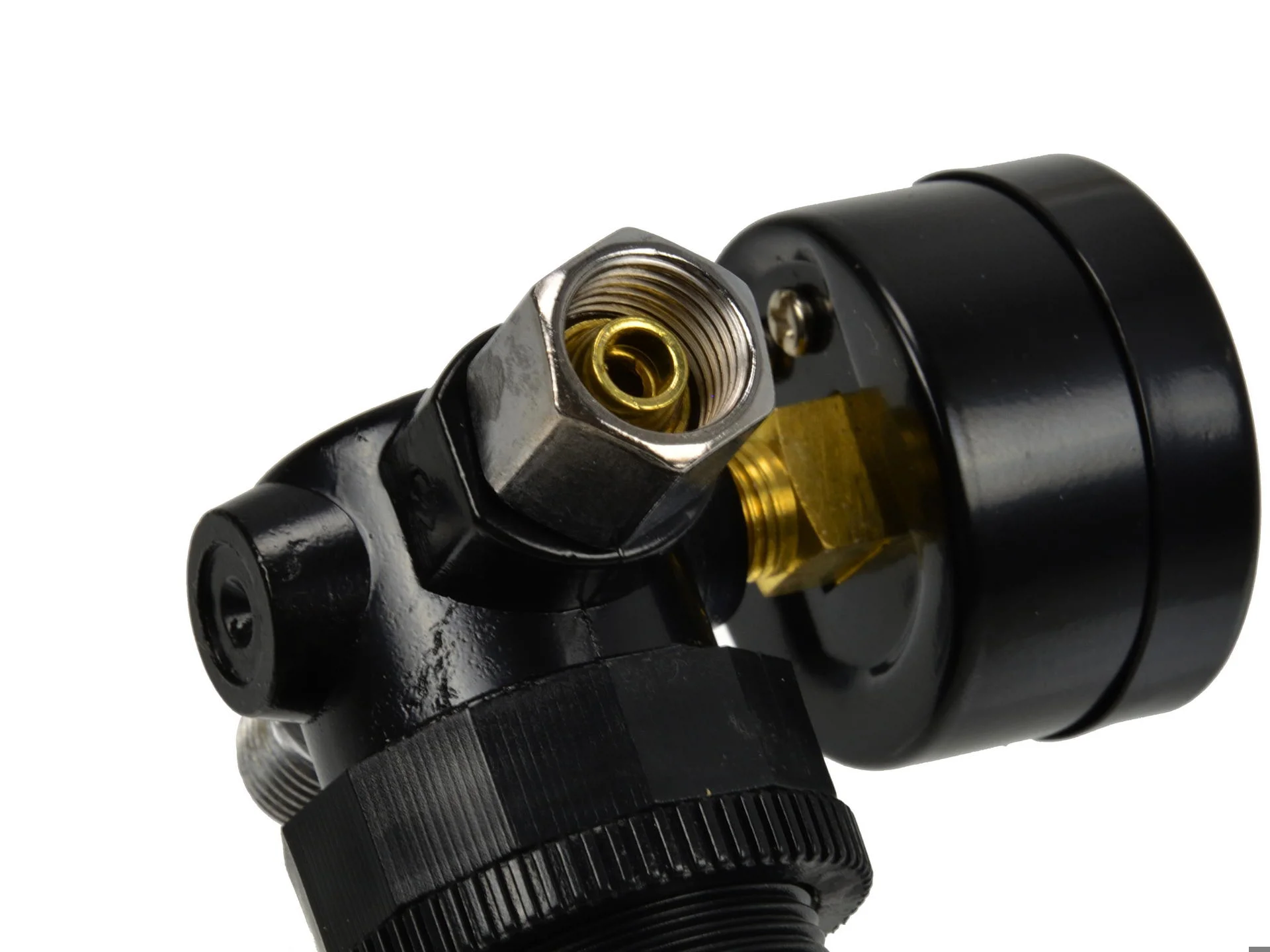 Регулятор тиску повітря для пістолета фарбувального 0-12 бар, 1/4", G01130, Geko - 5