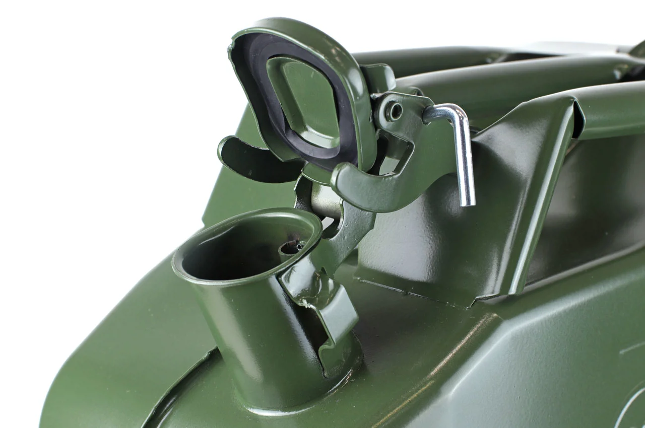 Каністра металева вертикальна, 20л зелена, 0,8мм, KWeld, Китай - 4