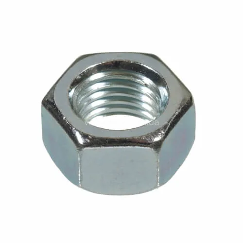 Гайка шестигранна М20 мм, кл. 6, оцинкована сталь, DIN 934 - 1