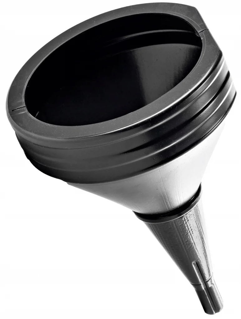 Лійка автомобільна, пластмасова ф210мм, прямий носик ф75-20мм, h=400мм, Gigant, KWeld - 3