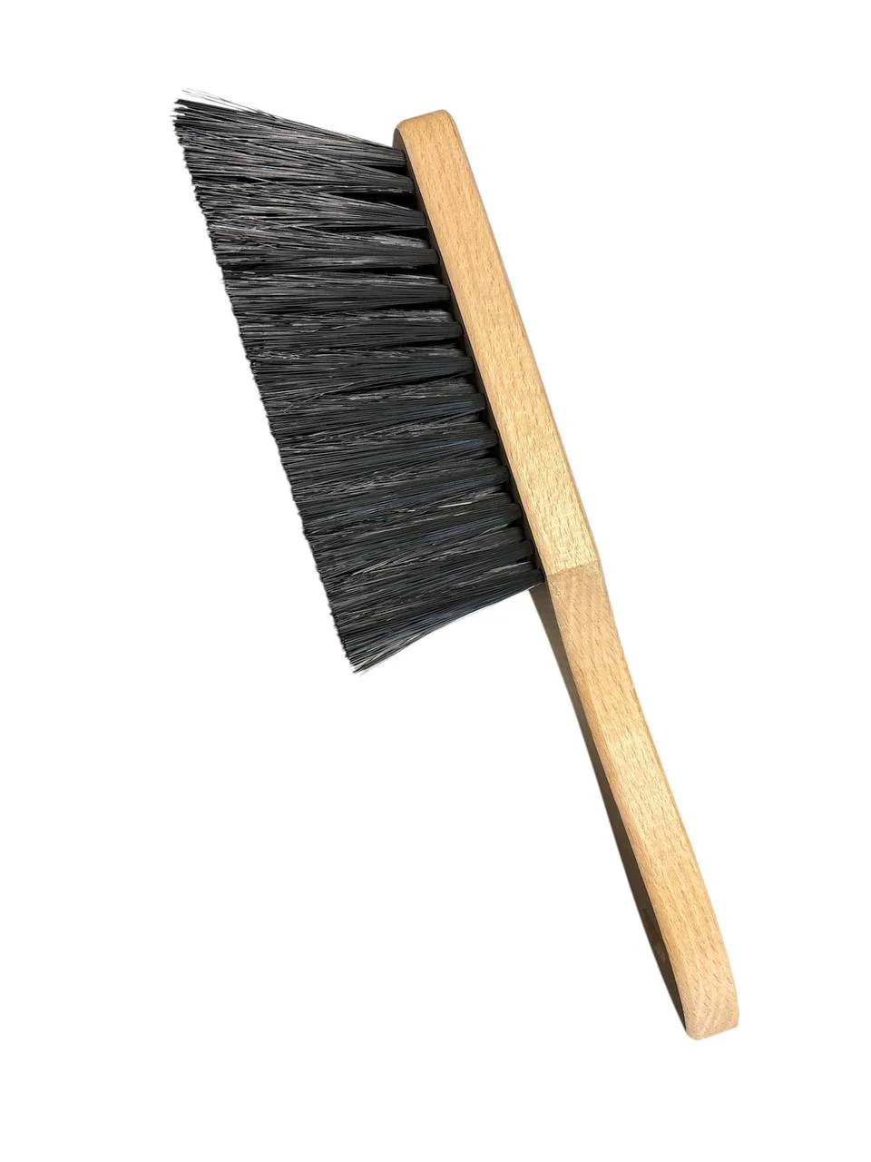 Щітка змітка 5-рядна, дерев'яна основа 280х40х75мм, штучний ворс чорний, KWeld - 2