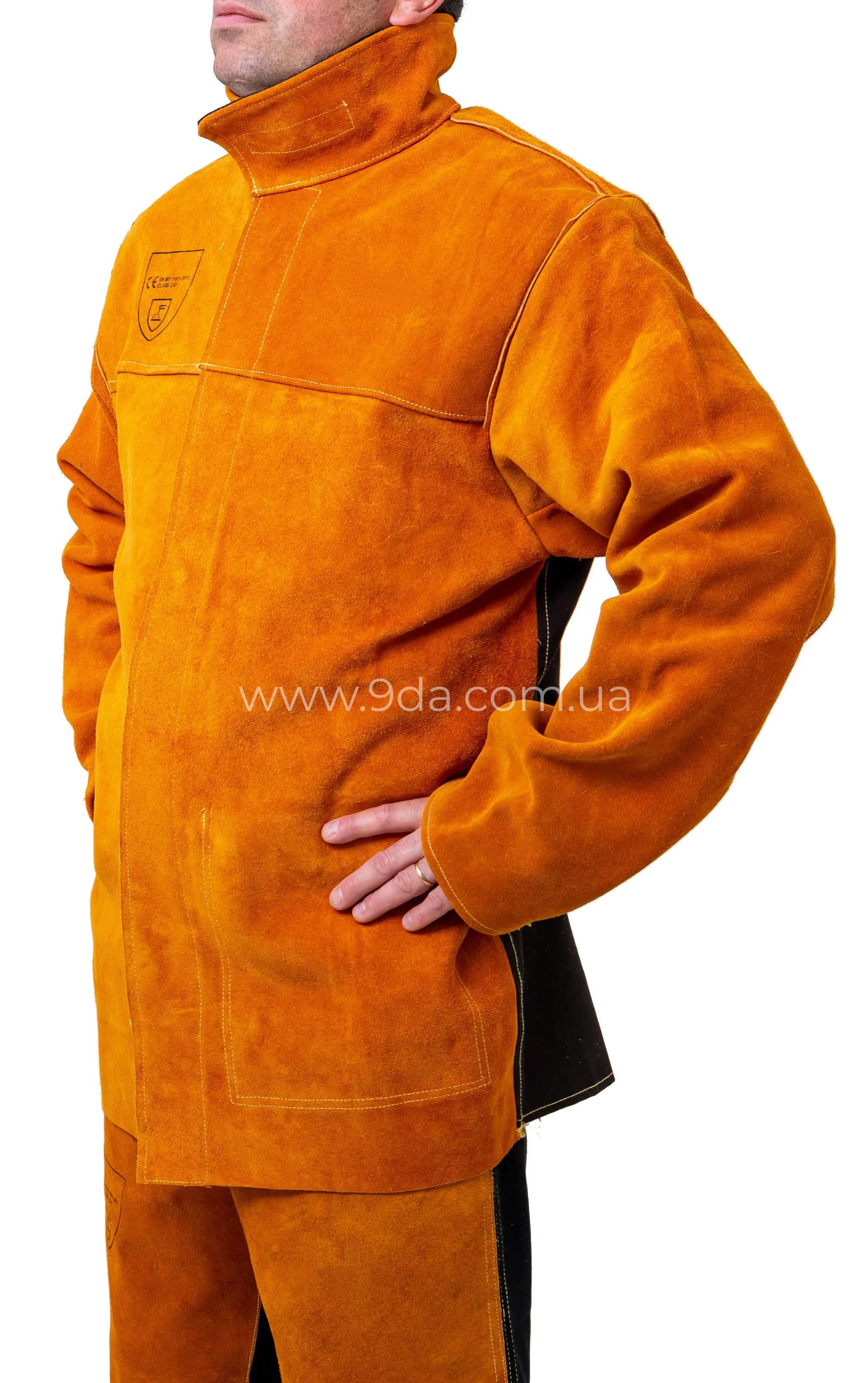 Куртка зварювальника, шкіряна, FR Front - Leather, Back Jacket Proban, size L - 5