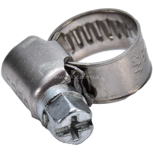 Хомут червячний W2-100-120 мм (паков - 10шт), нержавіючий, APRO - 1