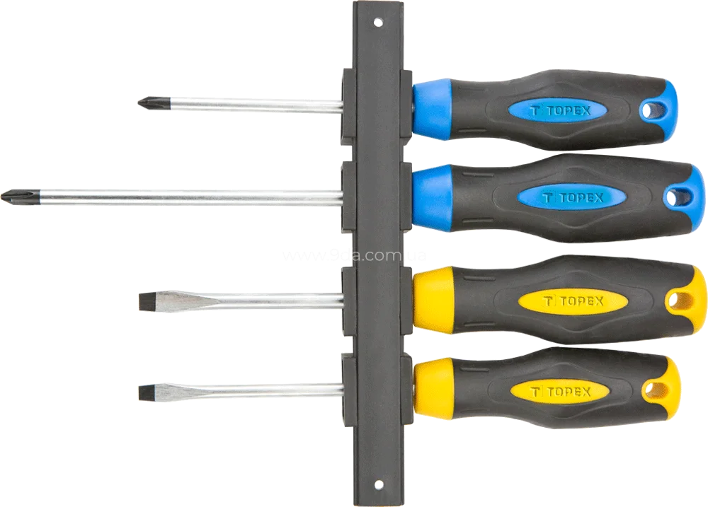 Викрутки, набір 4 шт., 39D884, Topex - 2