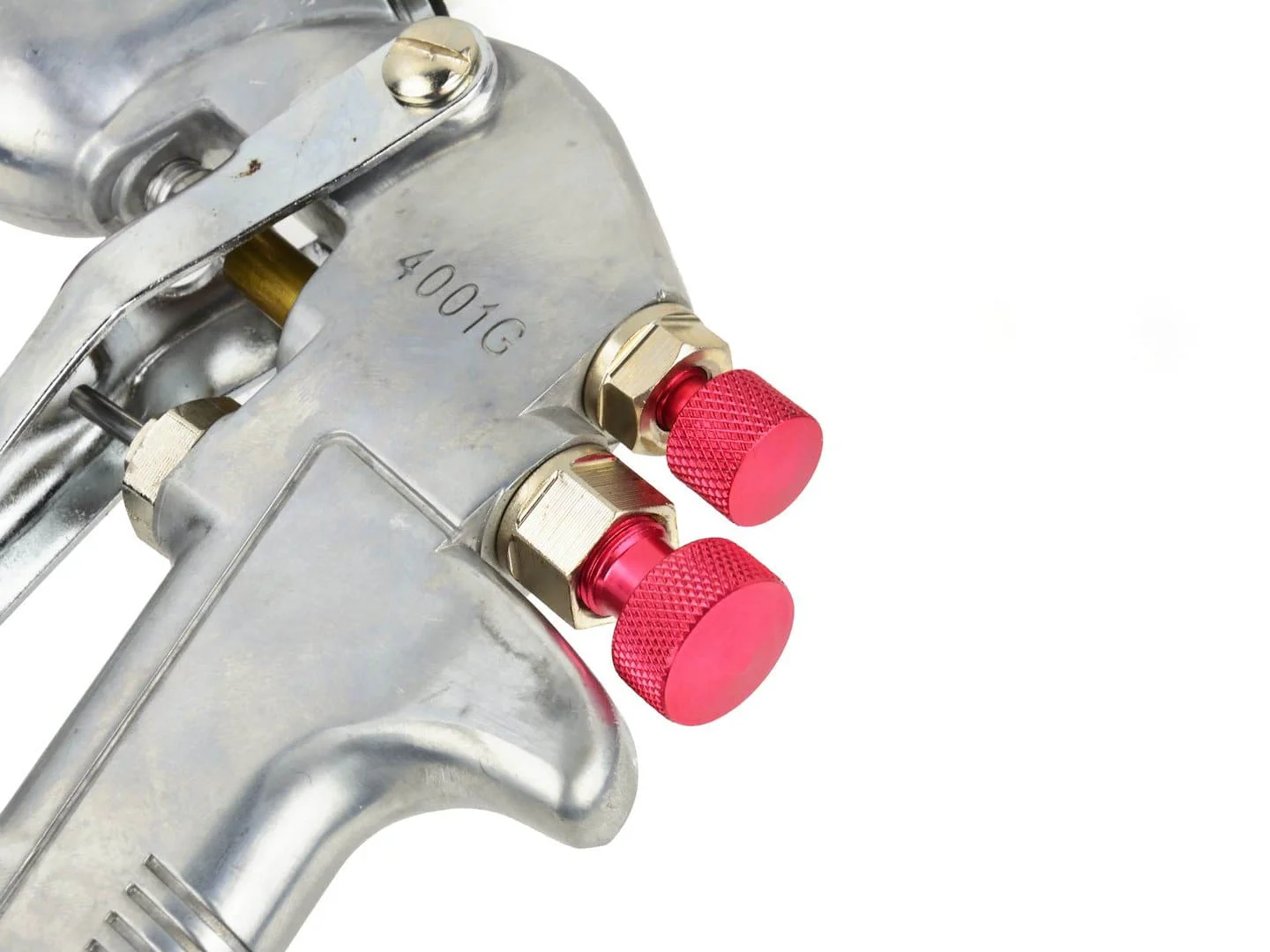 Краскопульт пневматичний 1,4мм, верхній пластиковий бачок 600мл, HVLP 3,0-5,0 бара робочий тиск, 200-340л/хв, G01181, Geko - 3