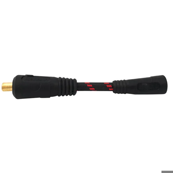 Адаптер кабелю, байонентний (перехідник) 50 х 25мм, ф12.7мм штекер - 9,0мм гніздо, KWeld - 2