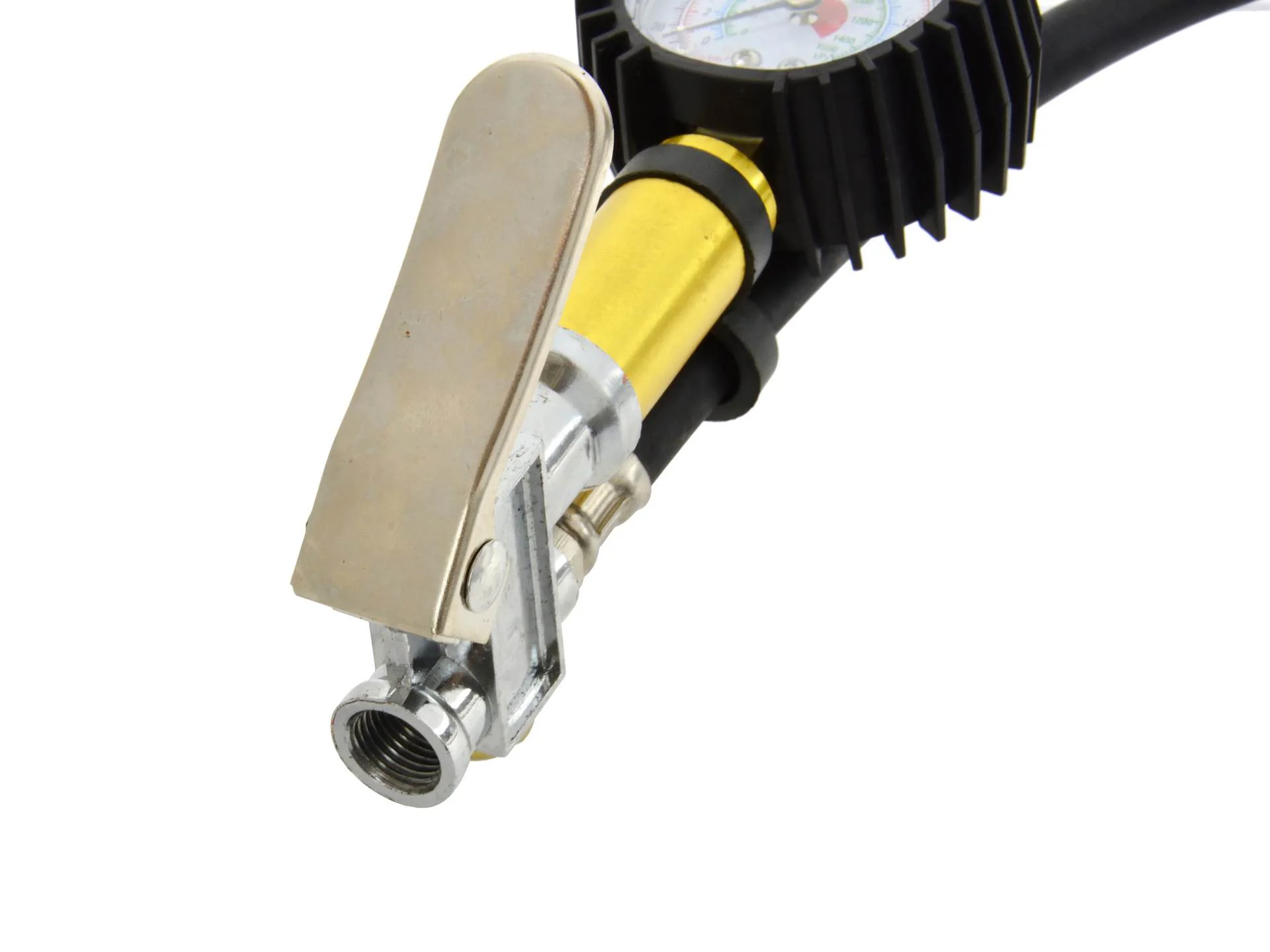 Пневмопістолет для підкачки коліс з манометром 0-15 bar, 1/4", шланг 33см, G01112, Geko - 3