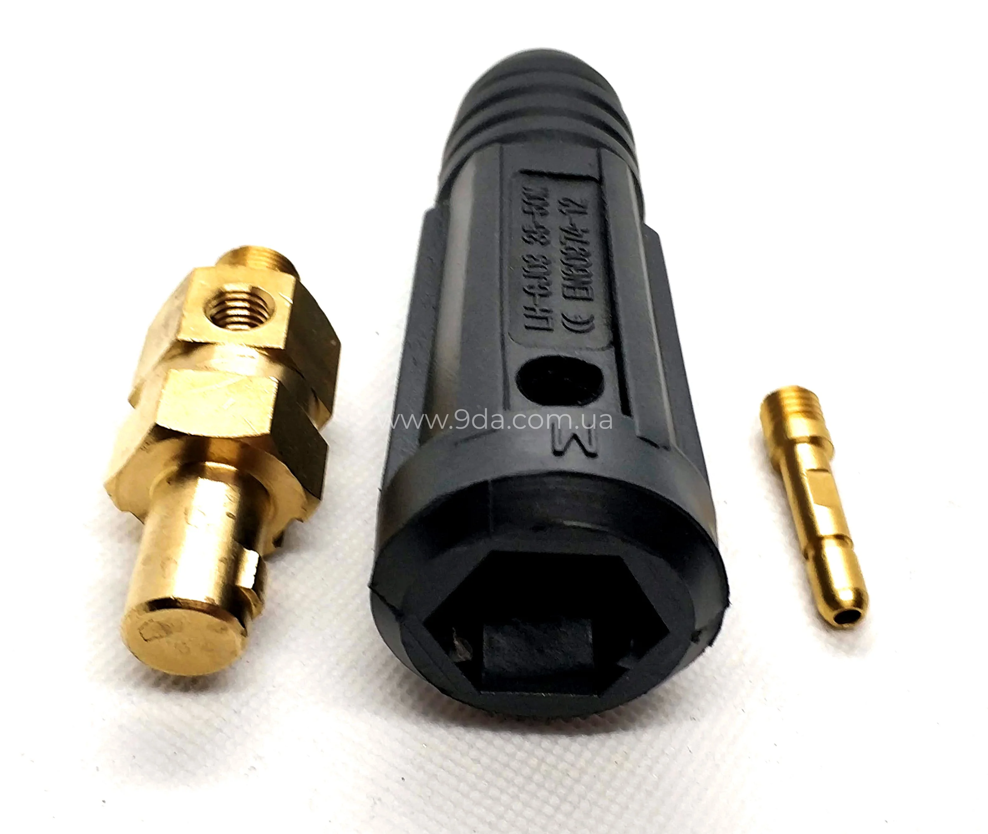 Штекер на кабеля, байонентне під газ TIG 10-25мм, ф9мм, M12x1мм, KWeld - 3
