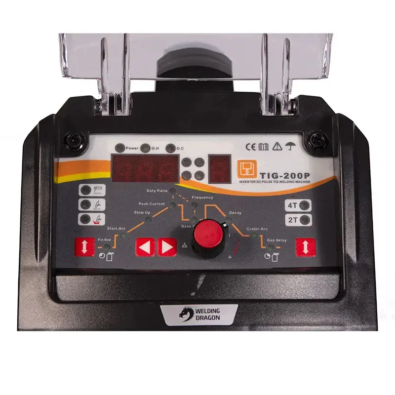 Апарат аргонодугового зварювання TIG-200P, DC, 220V, Welding Dragon - 4