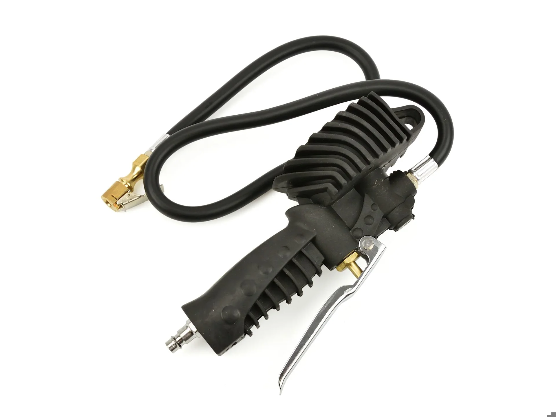 Пневмопістолет для підкачки коліс з манометром 0-12 bar, 1/4", шланг 95см, T00240, Tvardy - 3