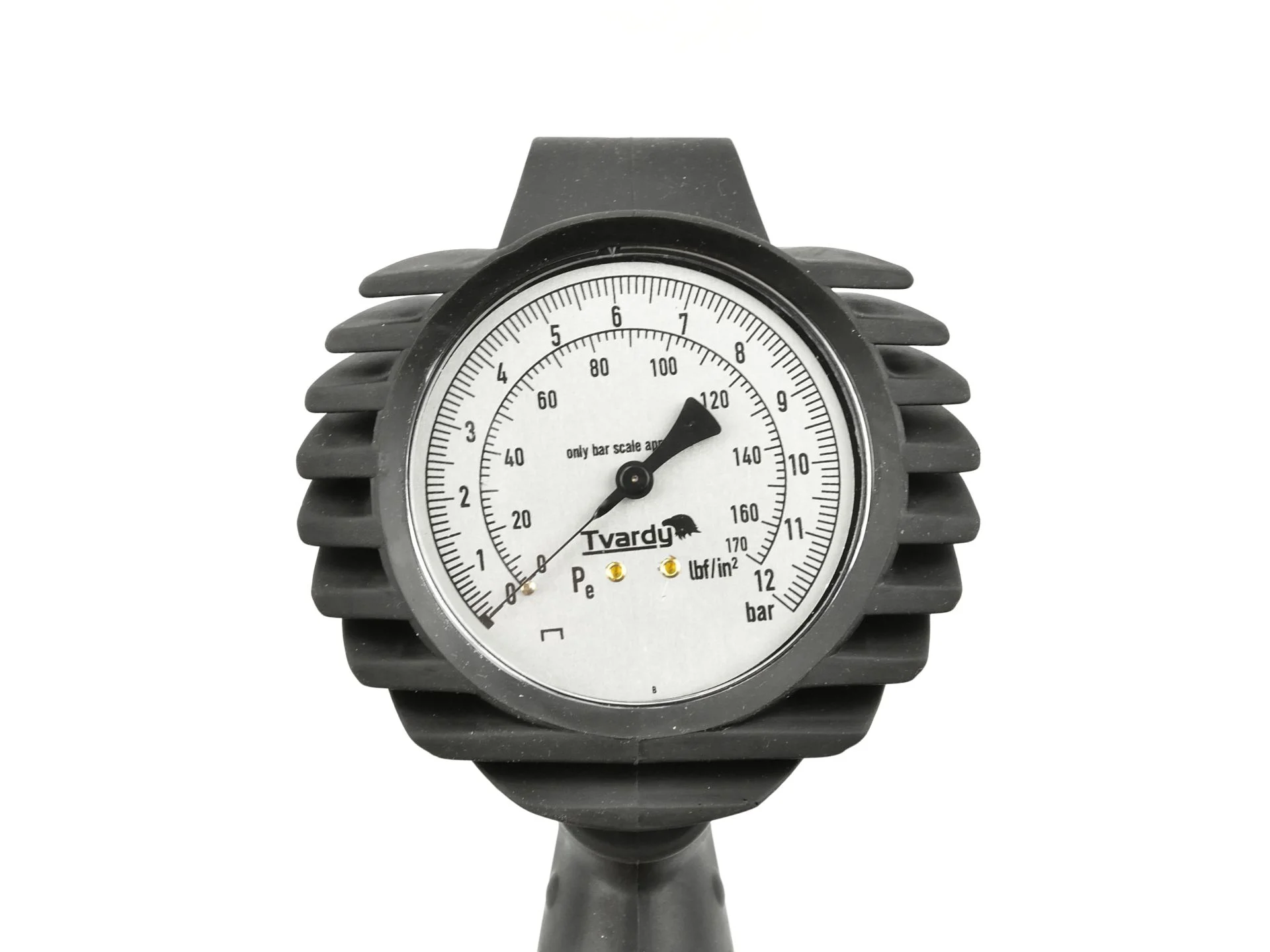 Пневмопістолет для підкачки коліс з манометром 0-12 bar, 1/4", шланг 95см, T00240, Tvardy - 4