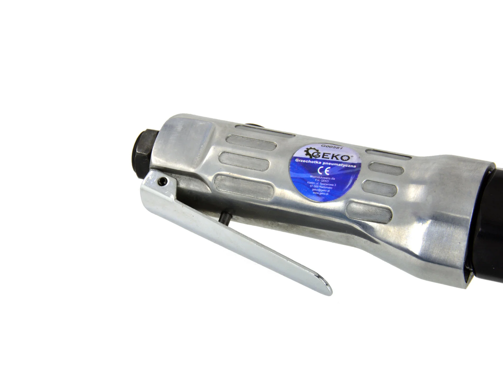 Пневмотріскачка 1/2" в наборі з головками, бітами, подовжувачами та маслянкою, 115л/хв, 4 бар, G00581, Geko - 8