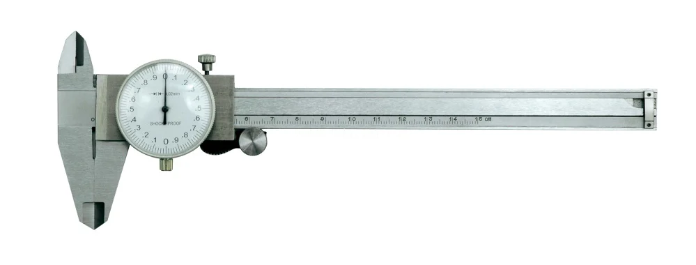 Штангенциркуль 150мм, 0,02мм, з аналоговою індикацією, 15220, Vorel - 1