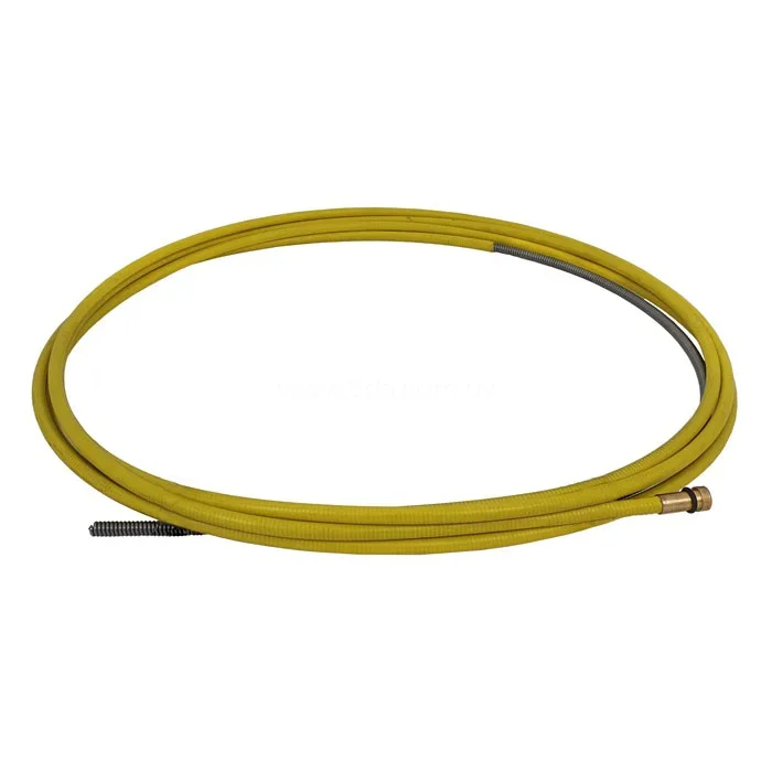 Спіраль подаюча стальна, жовта 2,5/4,5/340см, 124.0041K, для дроту D 1,4 - 1,6 мм, KWeld - 1
