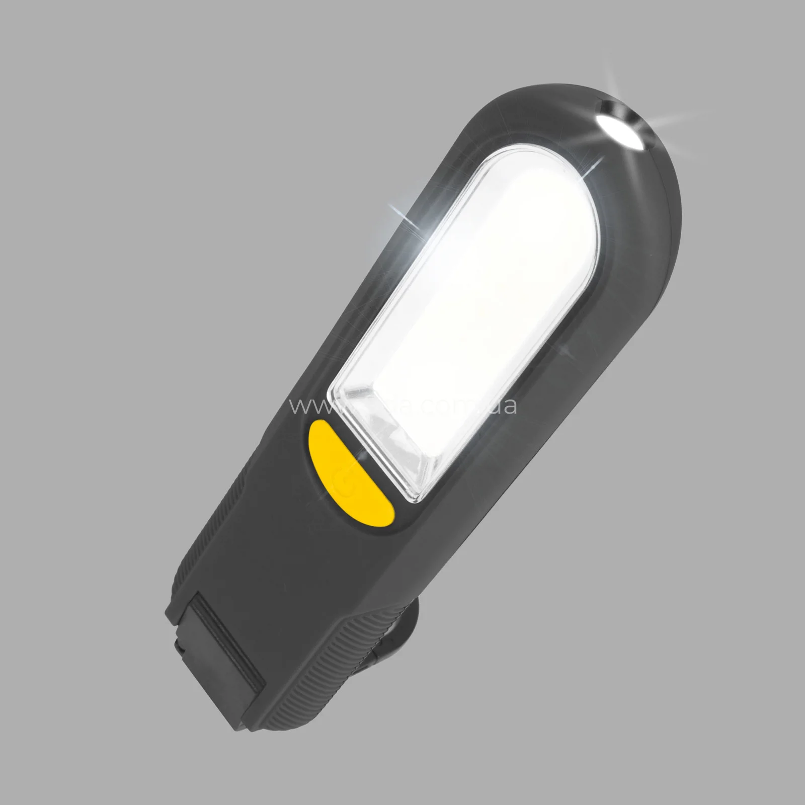 Ліхтар світлодіодний, 300люмен, COB + SMD LED, живлення - 3шт батарейки AAA (не входять в комплект), 180x51x25мм, 18614, KWeld - 2
