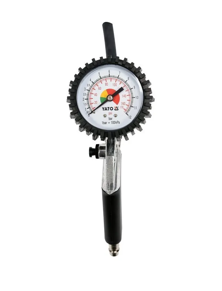 Пістолет для підкачки шин з манометром 1/4" 0,8 Атм. YATO - 3