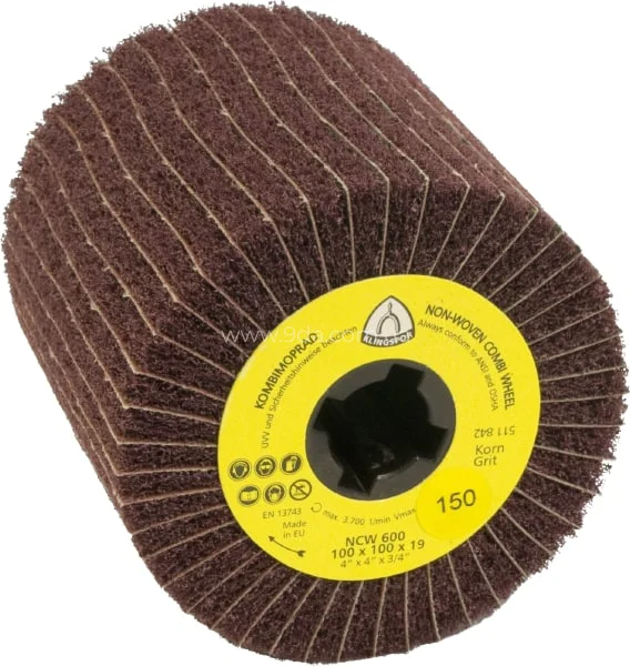 Круг шліфувальний пелюстковий 100х100х19мм, NCW600 З.150, Klingspor - 1