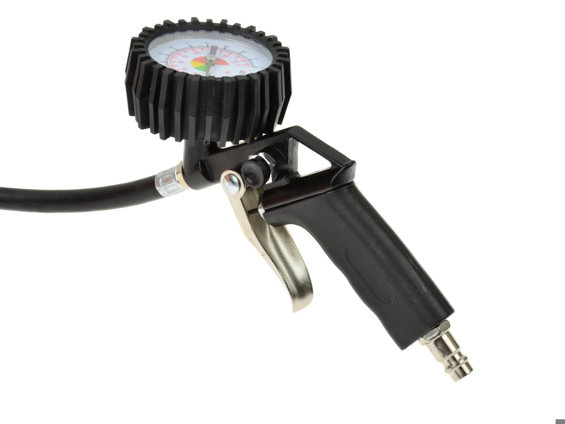 Пневмопістолет для підкачки коліс з манометром TG-13, 0-12 bar, 1/4", шланг 37см, G01111, Geko - 2