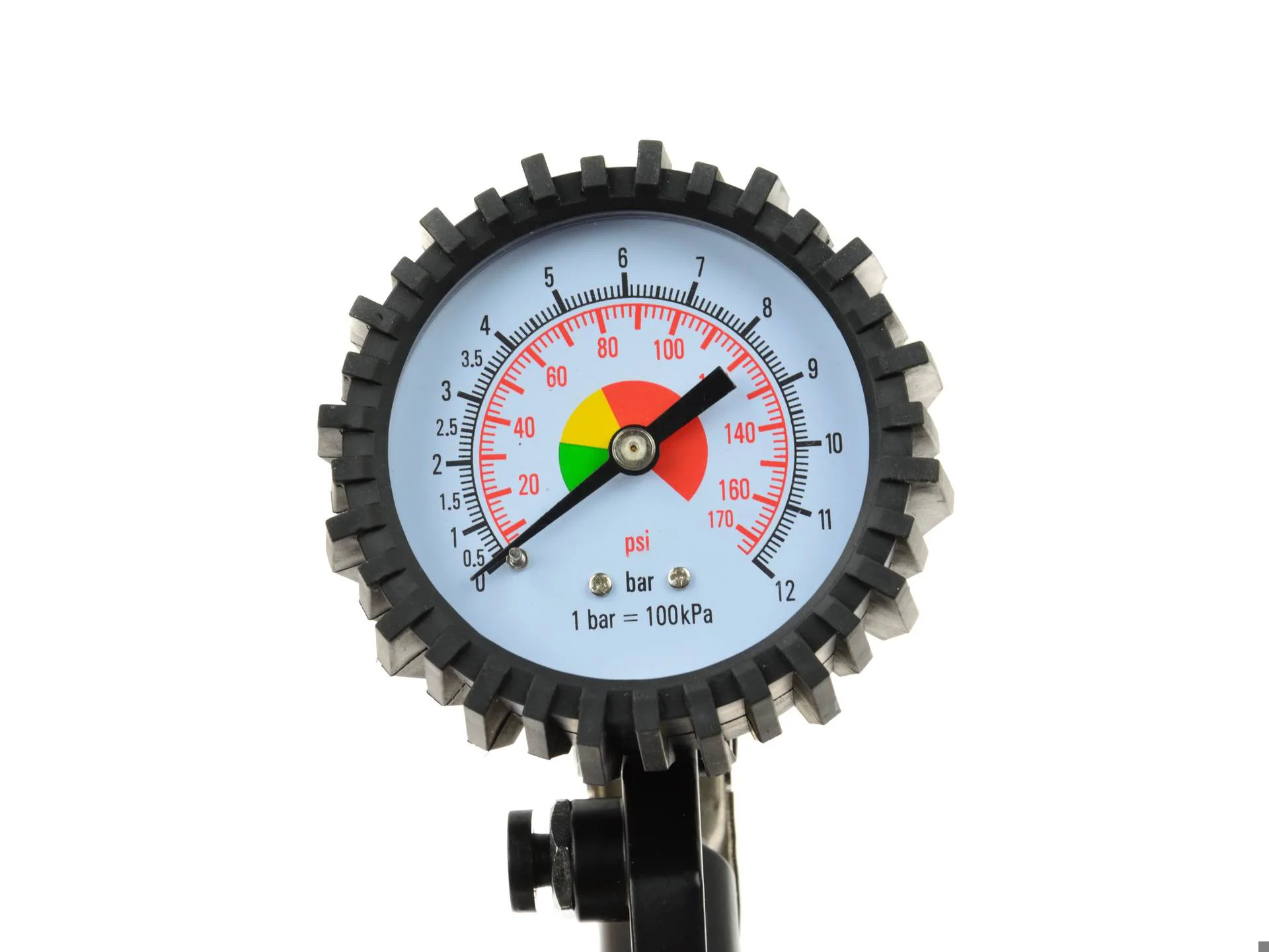 Пневмопістолет для підкачки коліс з манометром TG-13, 0-12 bar, 1/4", шланг 37см, G01111, Geko - 3