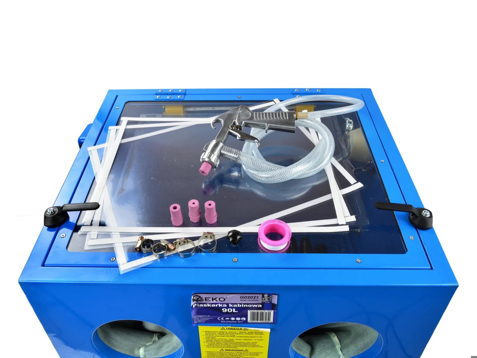 Піскоструминна камера об'ємом 90л, G02021, Geko - 7