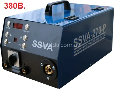 Зварювальний напівавтомат SSVA-270-P, 380В, 2х рол. механізм., (без пальника з клемою) - 1