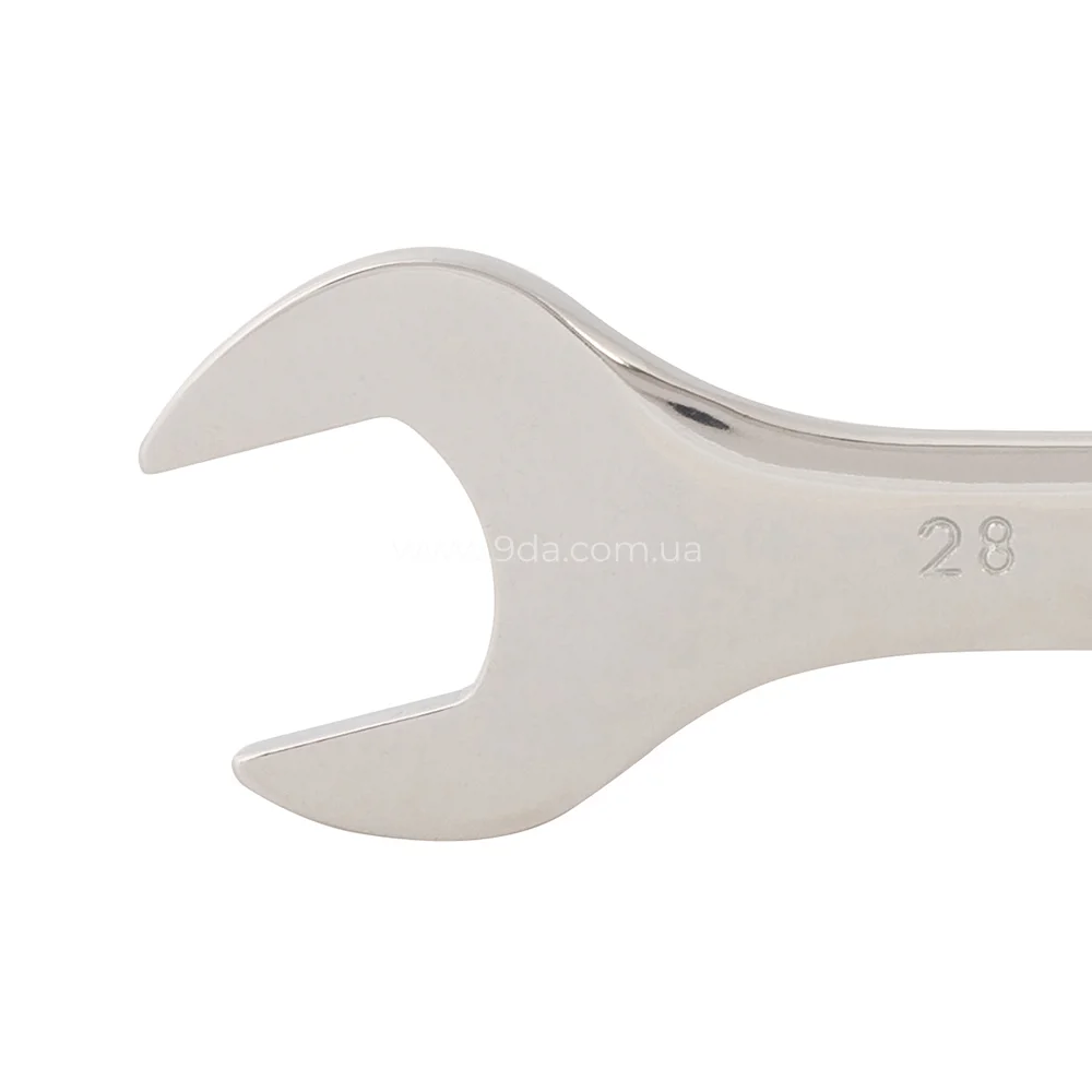 Ключ ріжковий 25x28 мм, полірований, CR-V, 43-48HRC, 380698, Silverline - 4