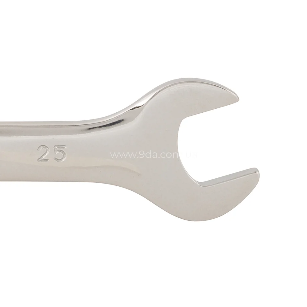 Ключ ріжковий 25x28 мм, полірований, CR-V, 43-48HRC, 380698, Silverline - 5