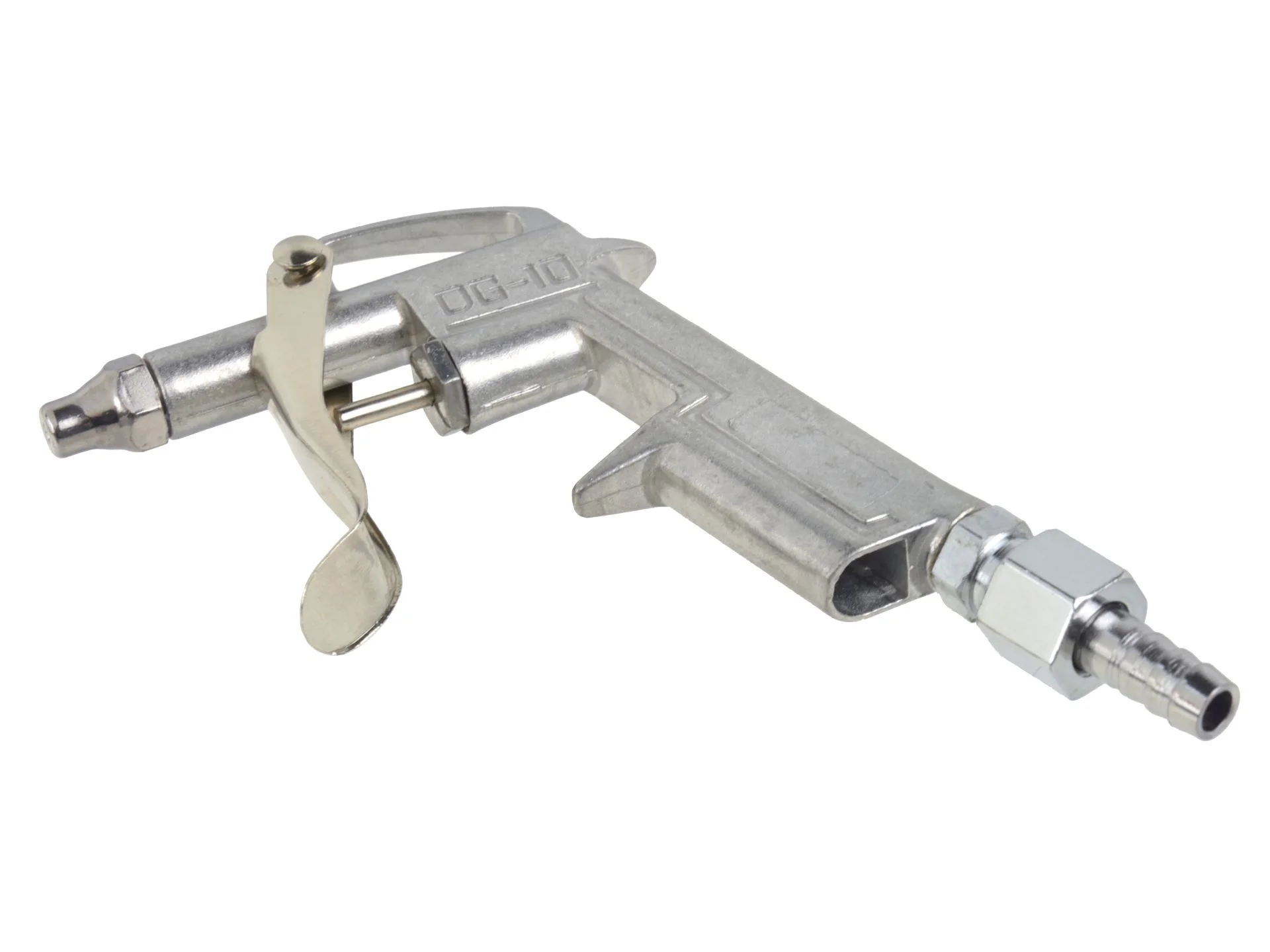 Пневмопістолет продувочний в наборі, 3 різні насадки + 2 штуцера, 0-10 bar, 1/4", G01163, Geko - 3