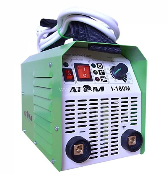 Зварювальний інверторний апарат Атом I-180М к-т. кабелів 2+3м. - 1