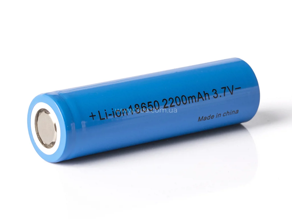 Акумулятор літієвий Li-Ion 18650,  без електроніки захисту 2200mAh, 3,6-3,7В, 18650, Keeppower - 4