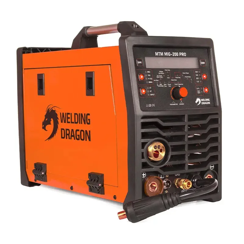 Зварювальний напівавтомат 200А, ф0,6 - 1,0мм, 230В, 11,5кг, MIG-200 MTM, Welding Dragon - 3