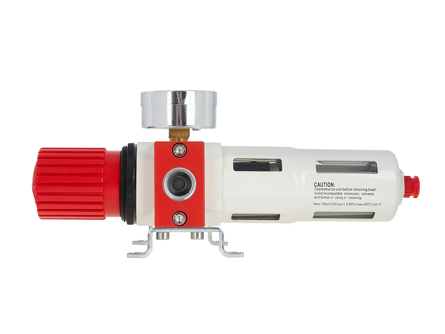 Блок підготовки повітря 1/2" (редуктор, фільтр, маслянка) 0-12 бар, 3400 л/хв, T20021, Tvardy - 3