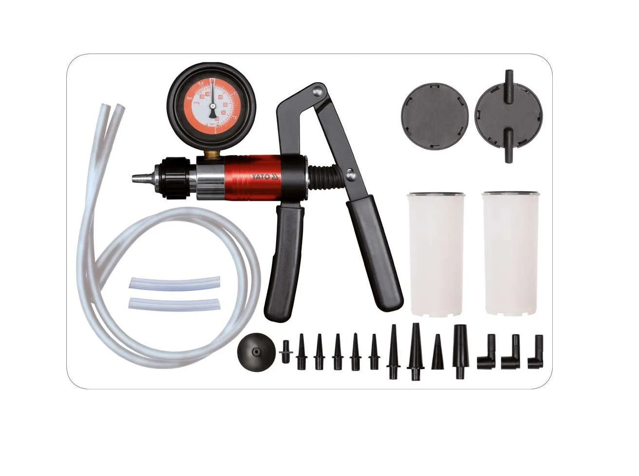 Помпа ручна вакуумна, 22шт P=1-3 Bar Yato - 4