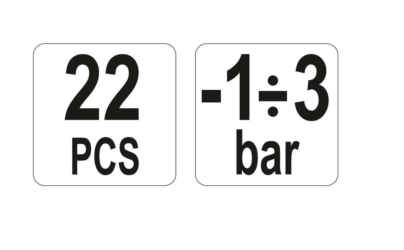 Помпа ручна вакуумна, 22шт P=1-3 Bar Yato - 6