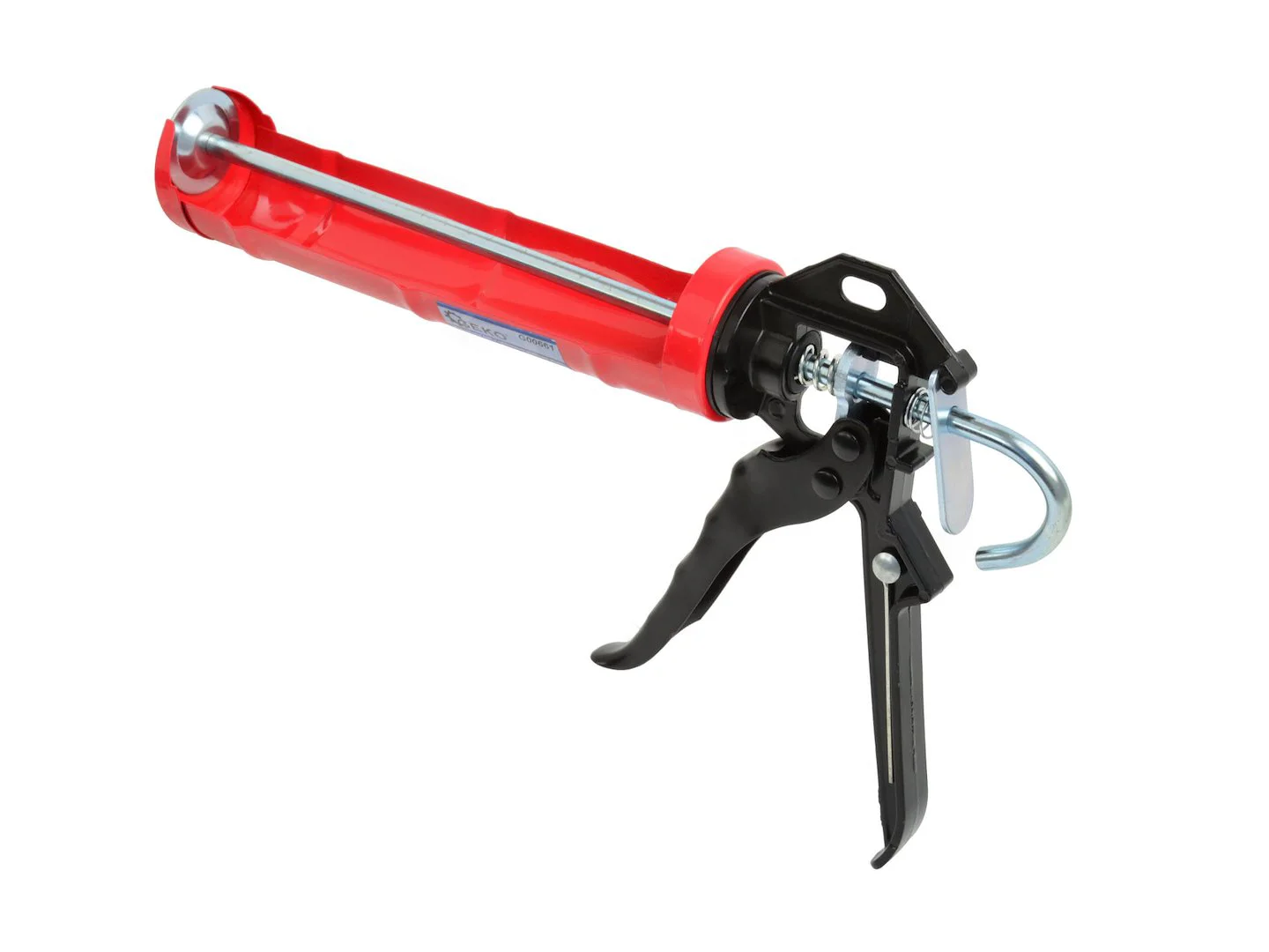 Пістолет для силікону до 225мм, напіввідкритий, корпус - сталь / алюм, посиленний, G00660, Geko - 2