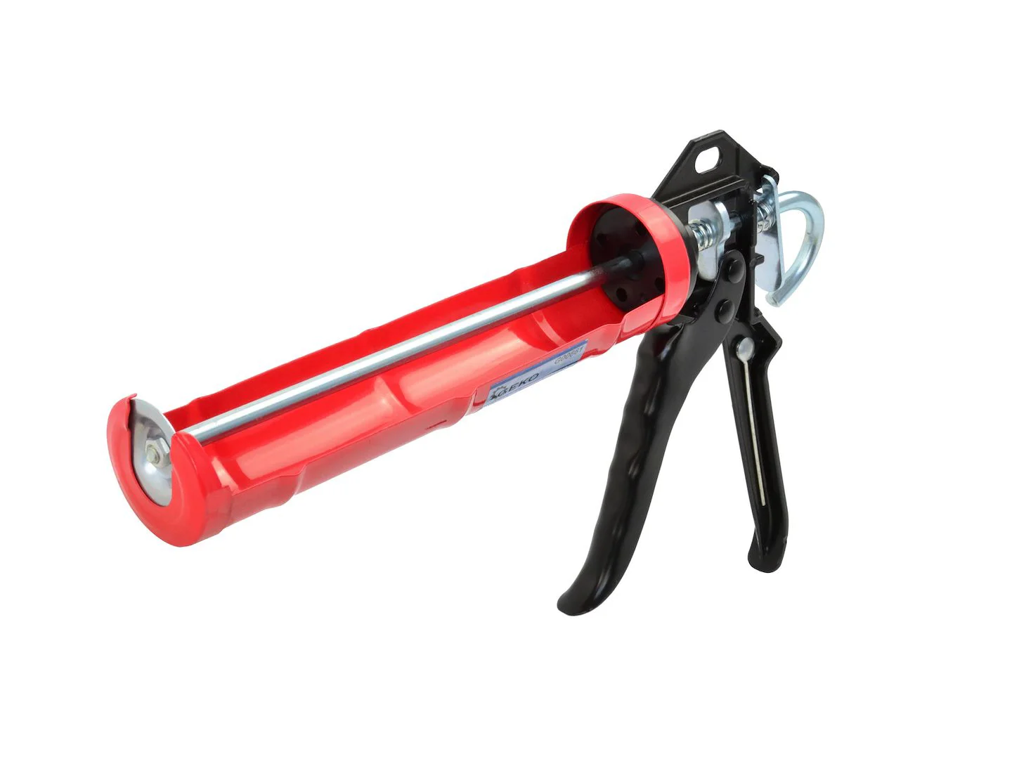 Пістолет для силікону до 225мм, напіввідкритий, корпус - сталь / алюм, посиленний, G00660, Geko - 3