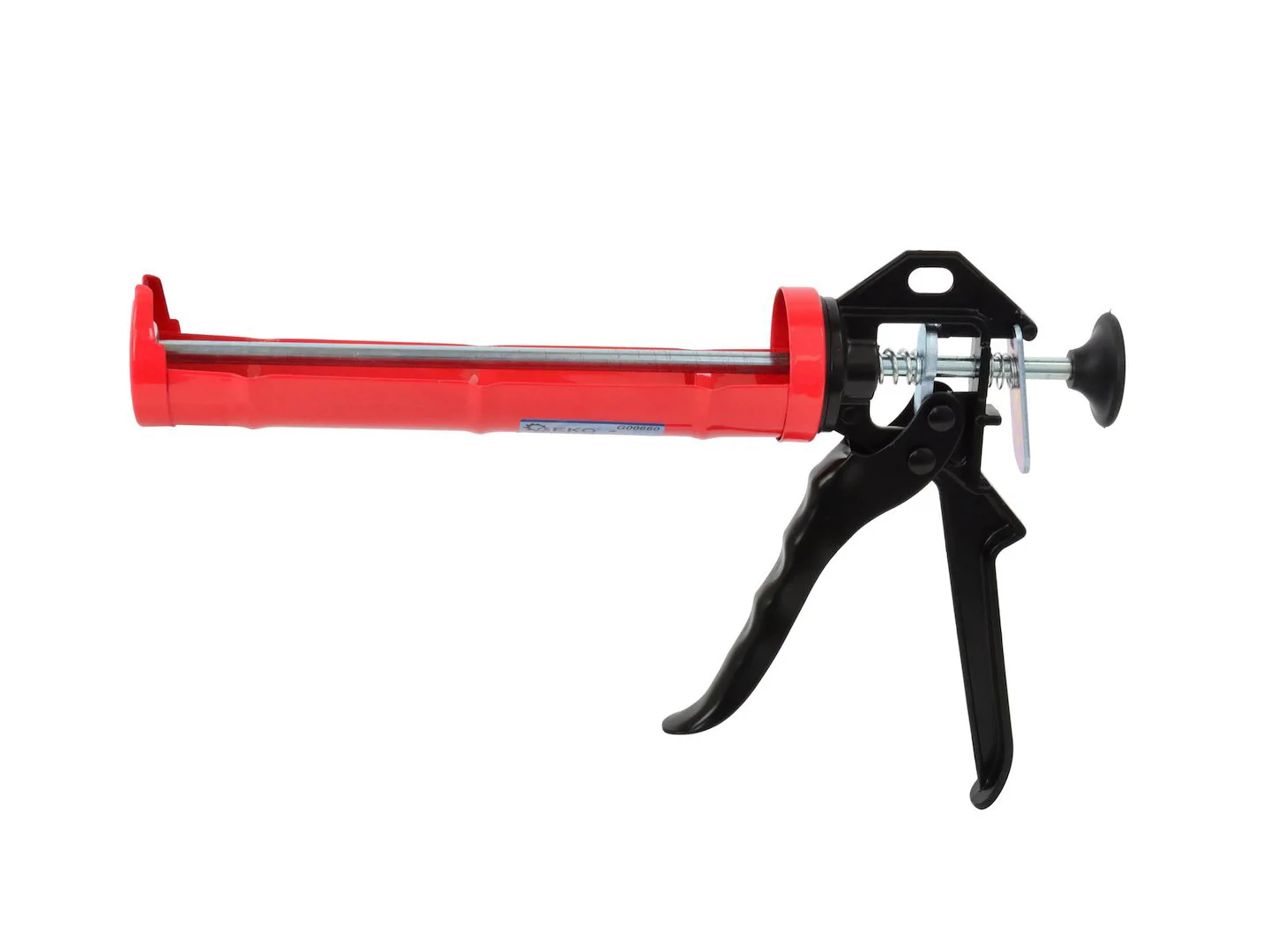 Пістолет для силікону до 225мм, напіввідкритий, корпус - сталь / алюм, посиленний, G00660, Geko - 5