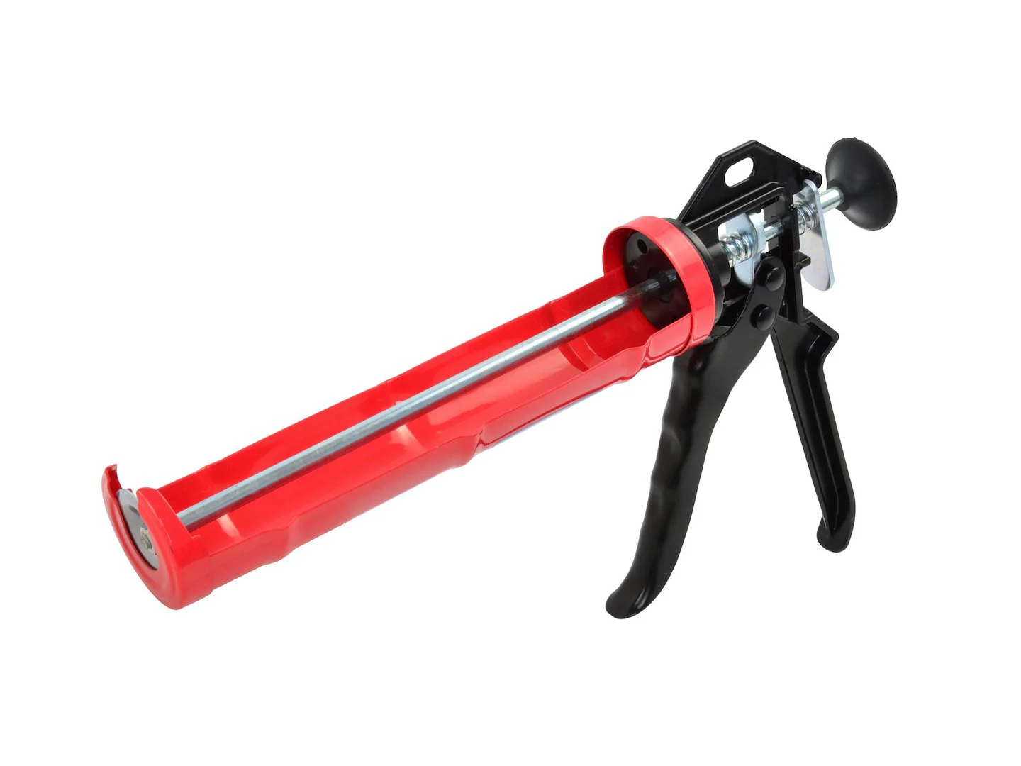 Пістолет для силікону до 225мм, напіввідкритий, корпус - сталь / алюм, посиленний, G00660, Geko - 7