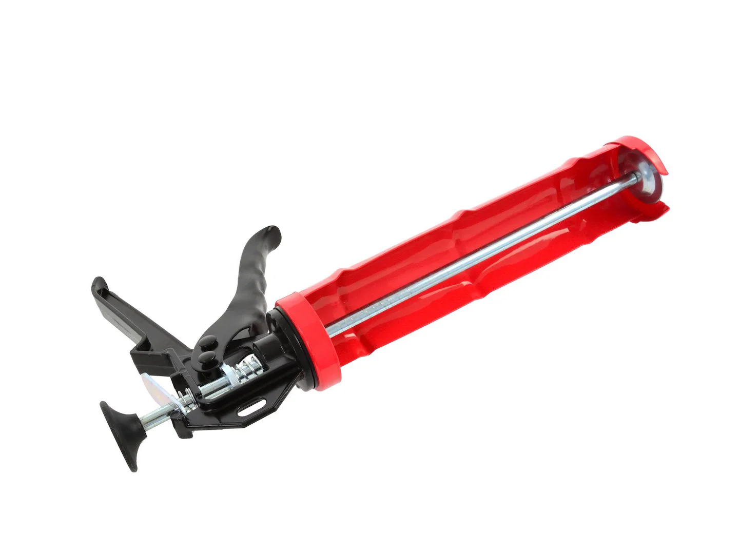 Пістолет для силікону до 225мм, напіввідкритий, корпус - сталь / алюм, посиленний, G00660, Geko - 8