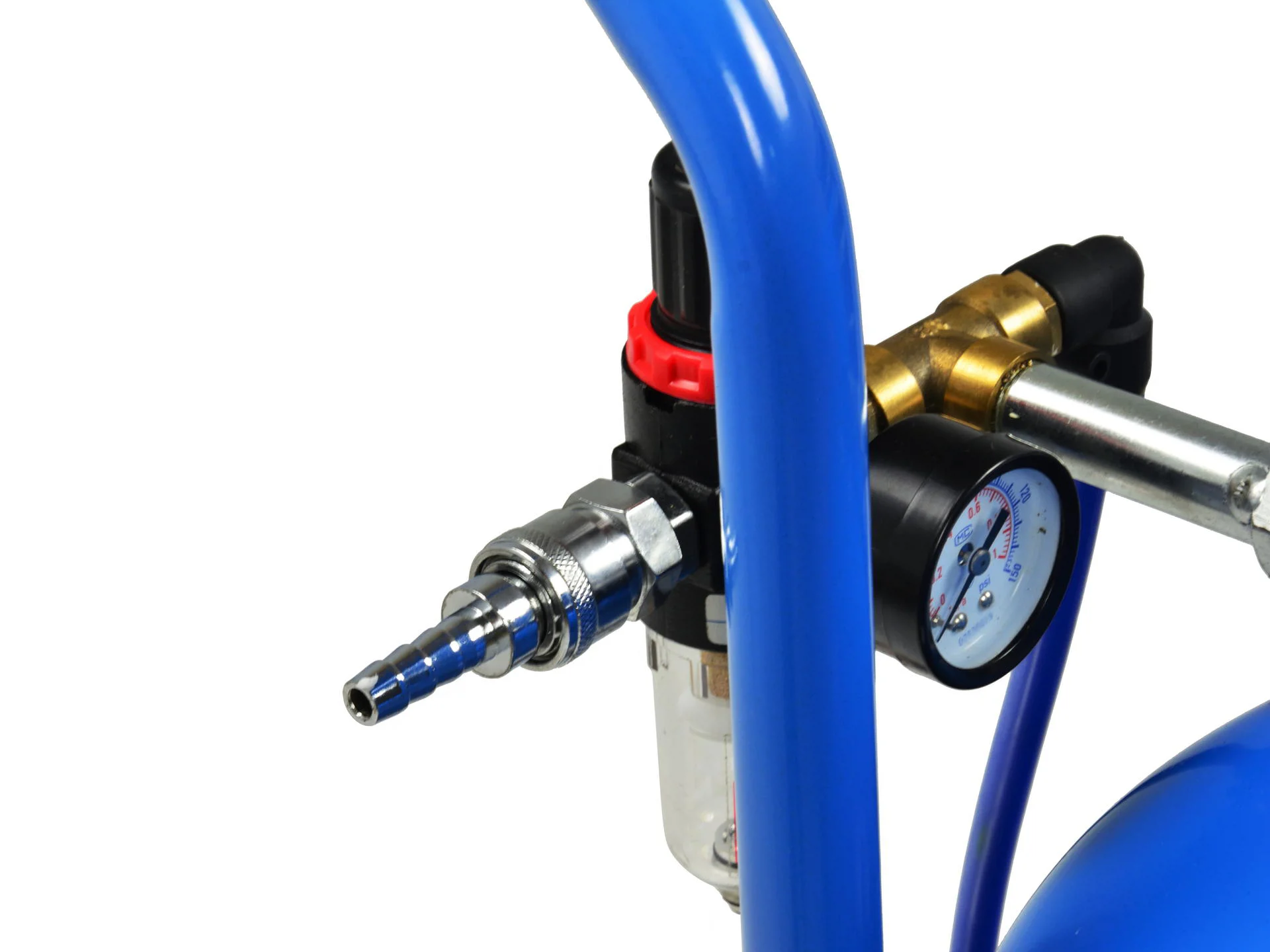 Піскоструминний мобільний апарат 19л, 4,1-8,6 бар, 170-700 л/хв, G02029, Geko - 2