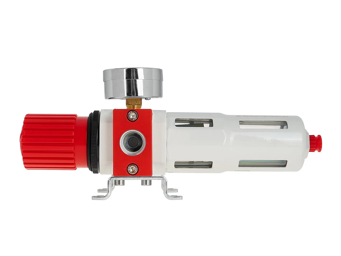 Фільтр очищення повітря з регулятором тиску 1/2", 0-12 бар, 3400 л/хв, T20020, Tvardy - 4