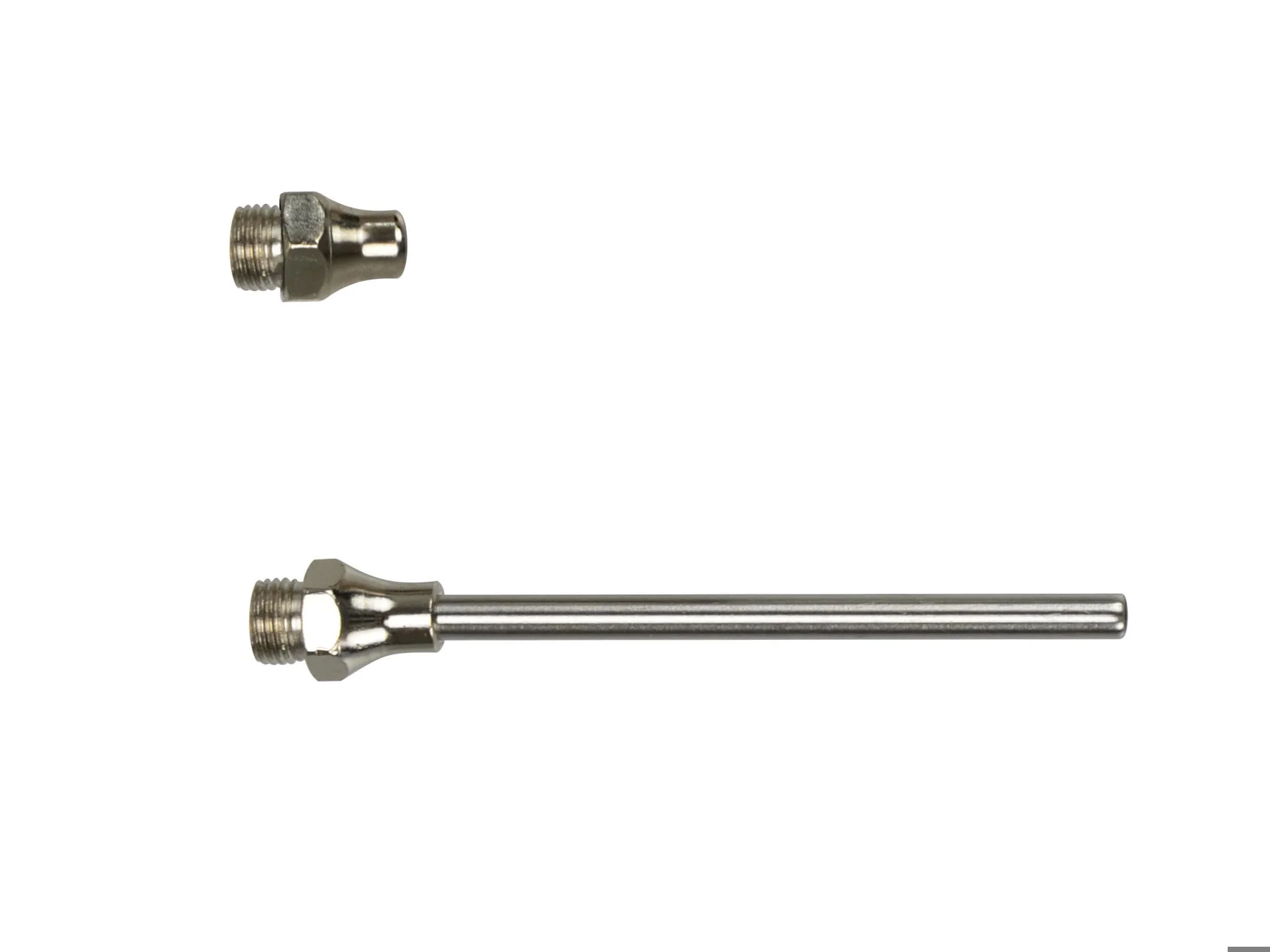 Пневмопістолет продувочний, з довгою 100мм та короткою 25мм насадкою, MAX 0-15 bar, 1/4", G01189, Geko - 3