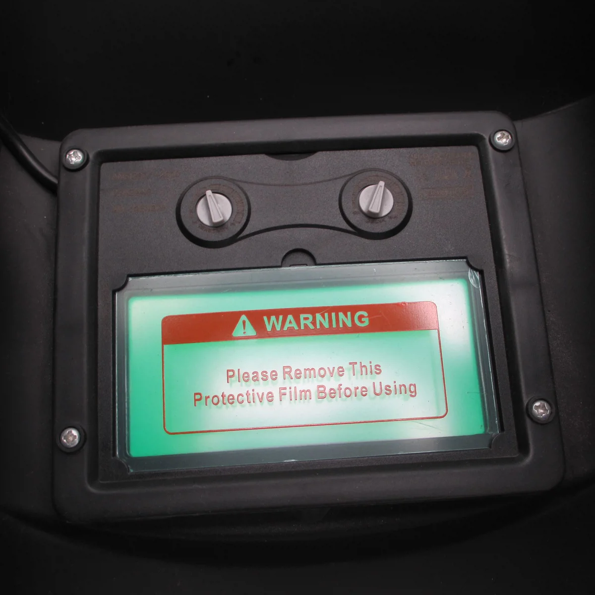 Вставка захисна полікарбонатна прозора 50×108 мм для маски зварювальника KWeld - 2