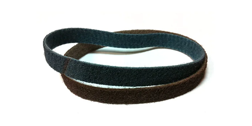 Шліфувальна безкінечна стрічка  40х760мм, з нетканного бразивного матеріалу, Very Fine, синій, KWeld - 1