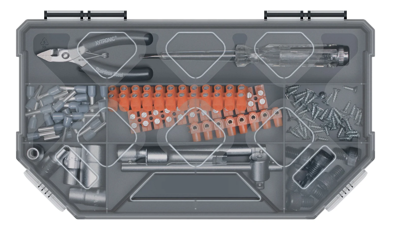 Органайзер 243x142x40мм для інструментів, TAGER 25, KTG25154, Kistenberg - 3